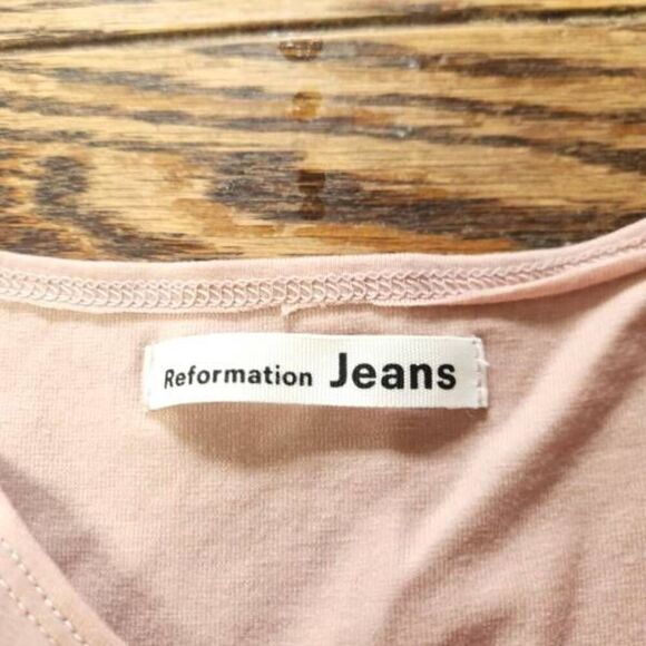 Reformation Mesa Dress In Blush Size Small - Picture 2 of 4